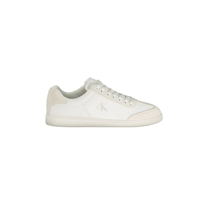 Calvin Klein Sneakers Uomo Bianche Stampa Logo Bianco - foto prodotto