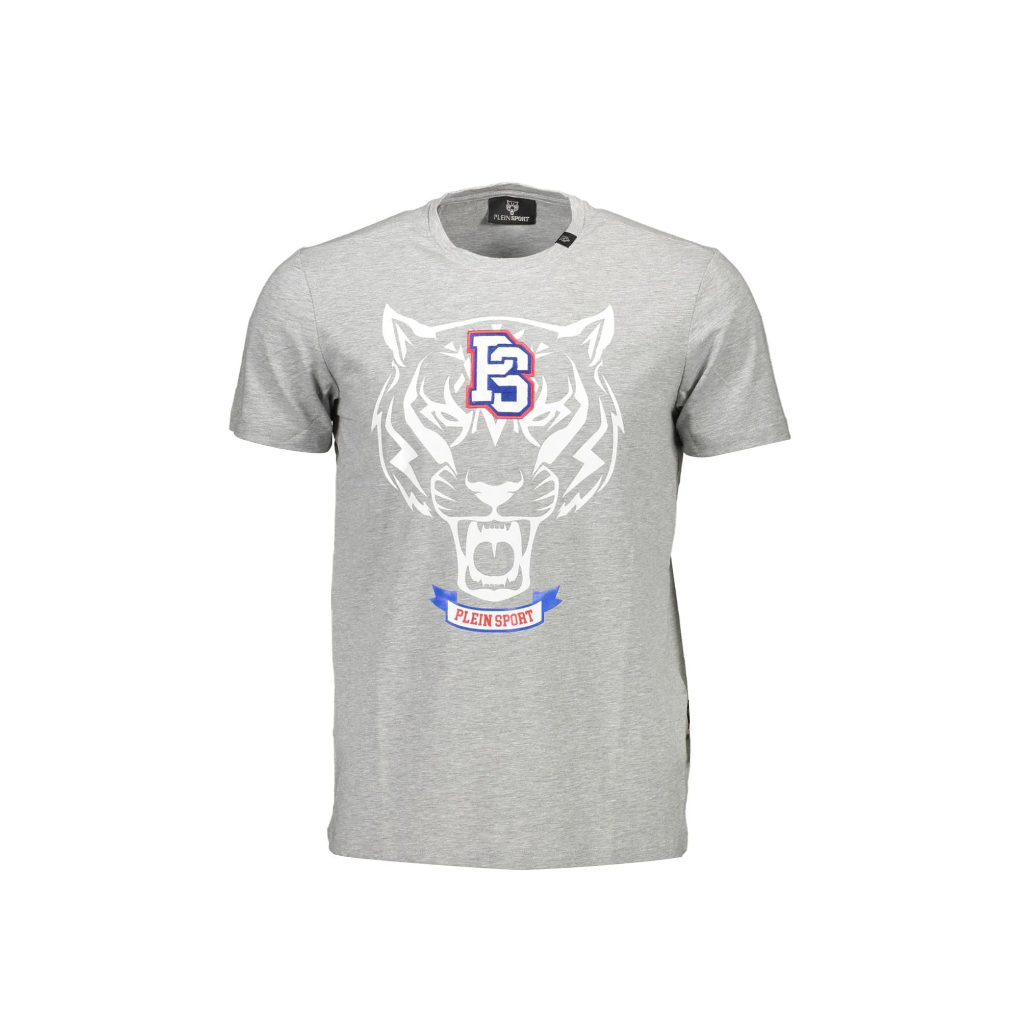 PLEIN SPORT T-SHIRT MANICHE CORTE UOMO GRIGIO