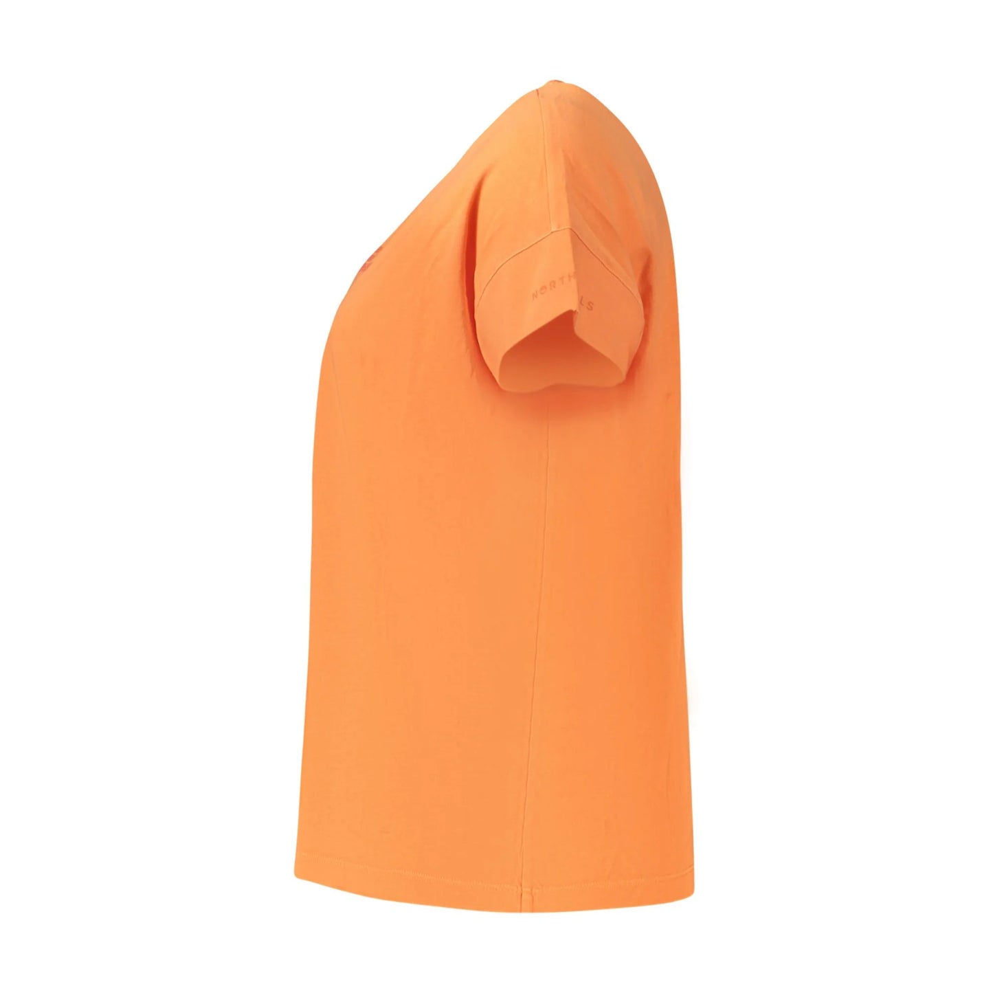 North Sails T-Shirt Maniche Corte Donna Arancione Stampa in Rilievo - vista 3
