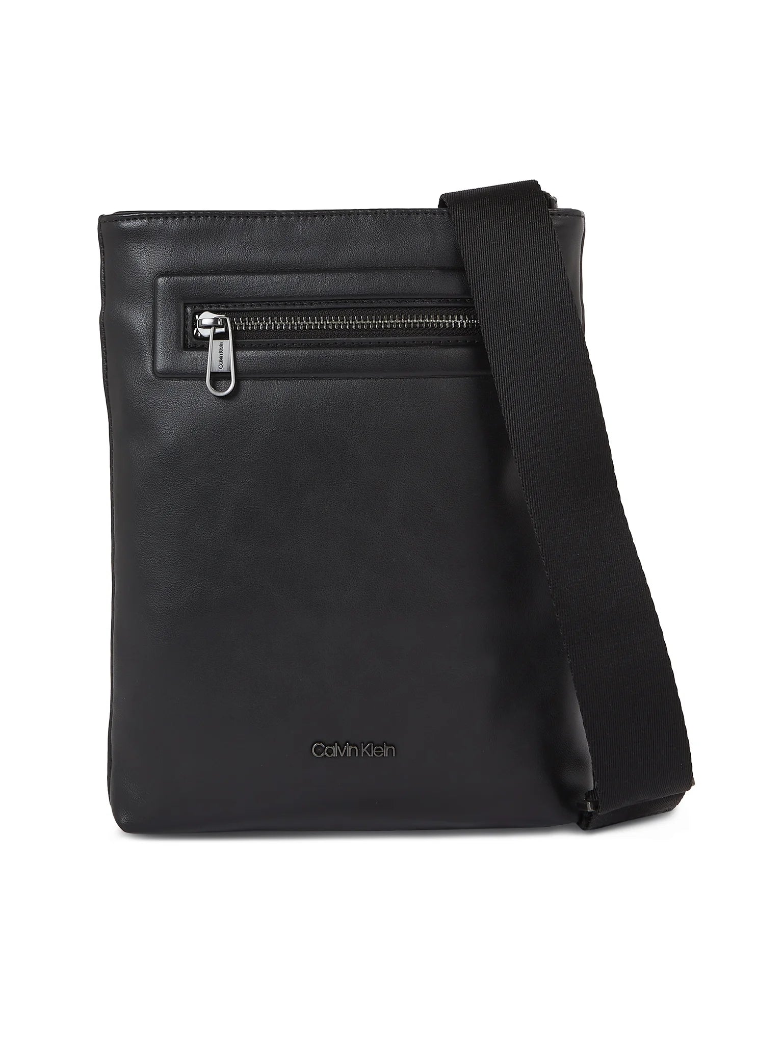 CALVIN KLEIN Borsello Uomo Nero con Tracolla Regolabile e Logo
