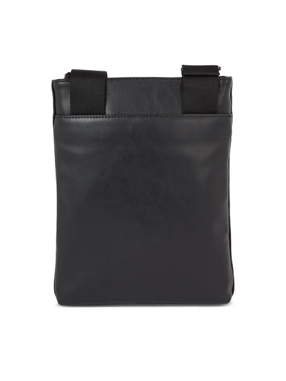 CALVIN KLEIN Borsello Uomo Nero con Tracolla Regolabile e Logo - vista 4