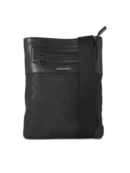 CALVIN KLEIN Borsello Uomo Nero con Tracolla Regolabile e Logo - foto prodotto