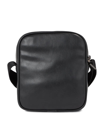 CALVIN KLEIN Borsello Uomo Nero con Tracolla Regolabile e Logo - vista 4