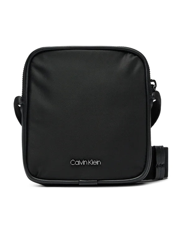 CALVIN KLEIN Borsello Uomo Nero con Tracolla e Portamonete Removibile