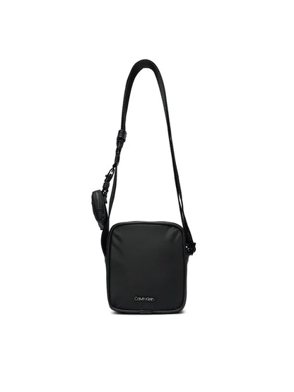 CALVIN KLEIN Borsello Uomo Nero con Tracolla e Portamonete Removibile - vista 6