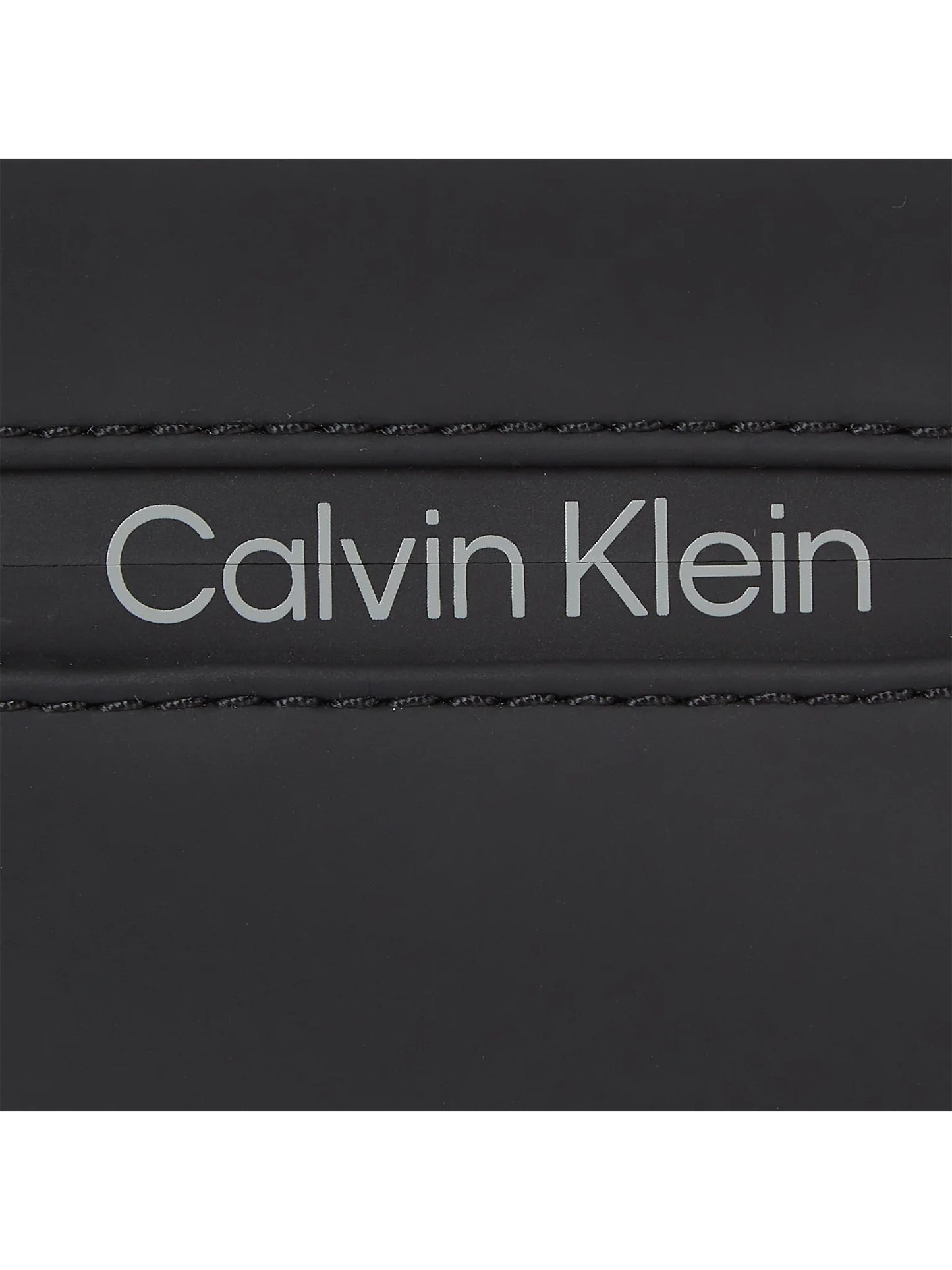 CALVIN KLEIN Borsello Uomo Nero con Tracolla Regolabile e Logo - vista 3