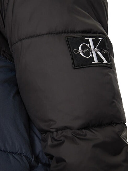 Calvin Klein Giubbotto Uomo Blu con Zip e Dettagli Neri Giubbotti e Giacche nero - vista 4