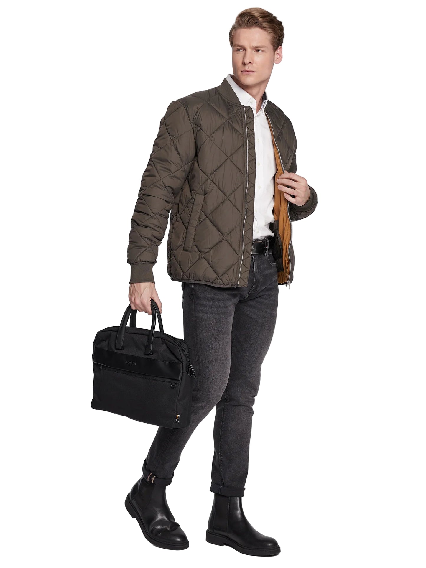 CALVIN KLEIN Cartella Uomo Nera con Tracolla Removibile e Porta PC Borse nero - vista 2