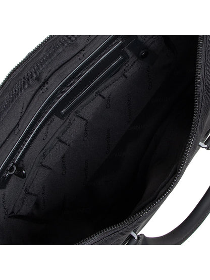 CALVIN KLEIN Cartella Uomo Nera con Tracolla Removibile e Porta PC Borse nero - vista 7