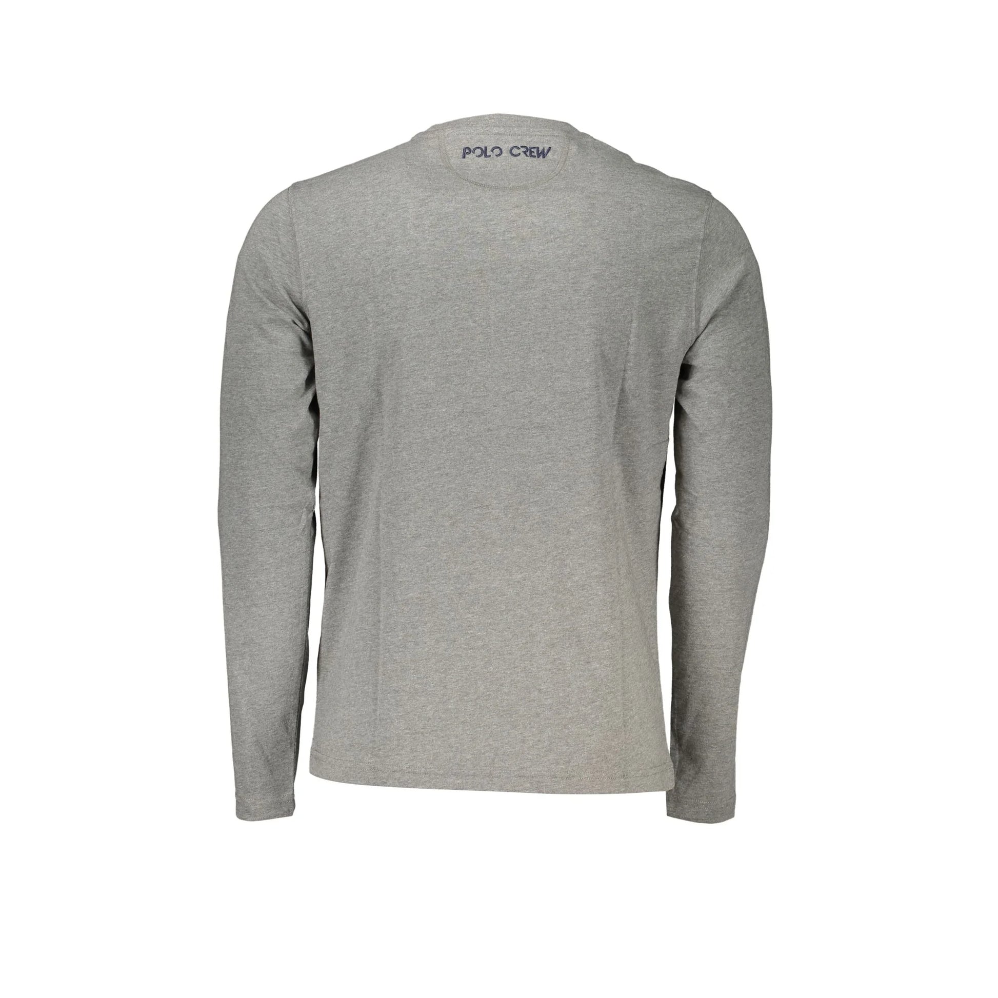 La Martina T-Shirt Maniche Lunghe Uomo Grigia Ricamo grigio - vista 2