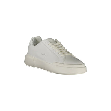 CALVIN KLEIN Sneakers Donna Bianche con Lacci e Plantare Removibile bianco - vista 2