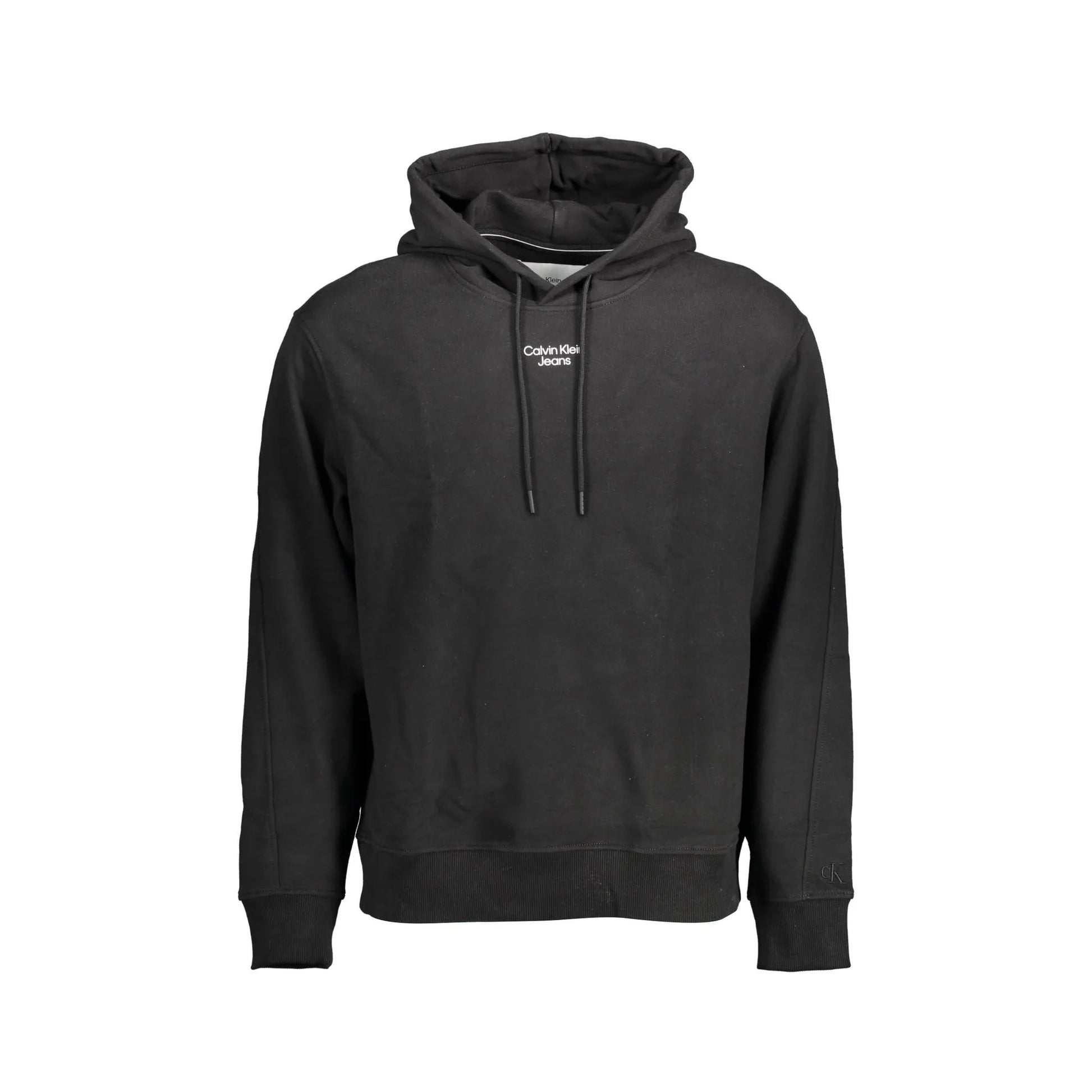 Calvin Klein Felpa Maniche Lunghe Uomo Nera Stampa Logo Felpe Nero - foto prodotto