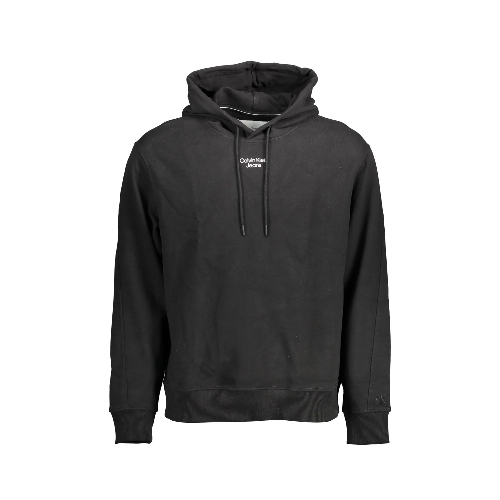 Calvin Klein Felpa Maniche Lunghe Uomo Nera Stampa Logo Felpe Nero - foto prodotto