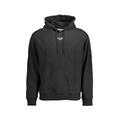 Calvin Klein Felpa Maniche Lunghe Uomo Nera Stampa Logo Felpe Nero - foto prodotto