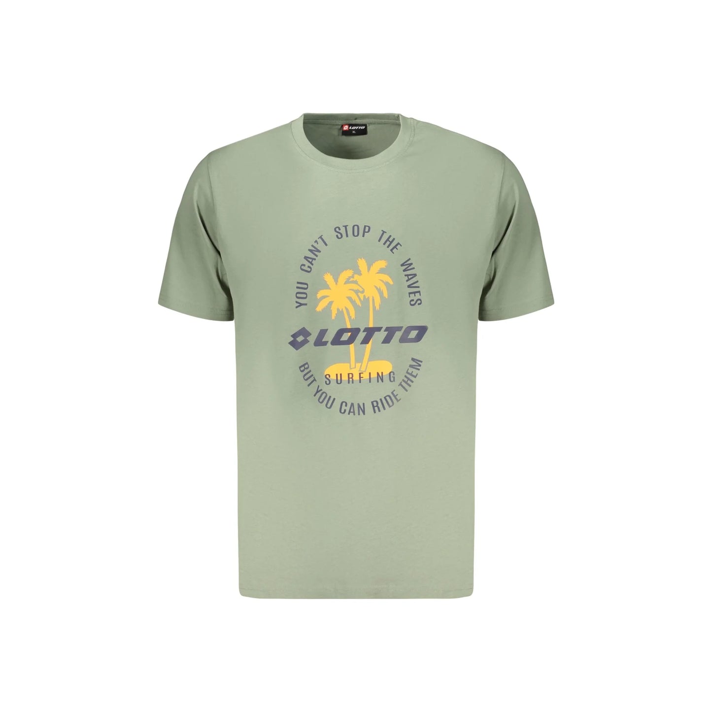 LOTTO T-SHIRT MANICHE CORTE UOMO VERDE