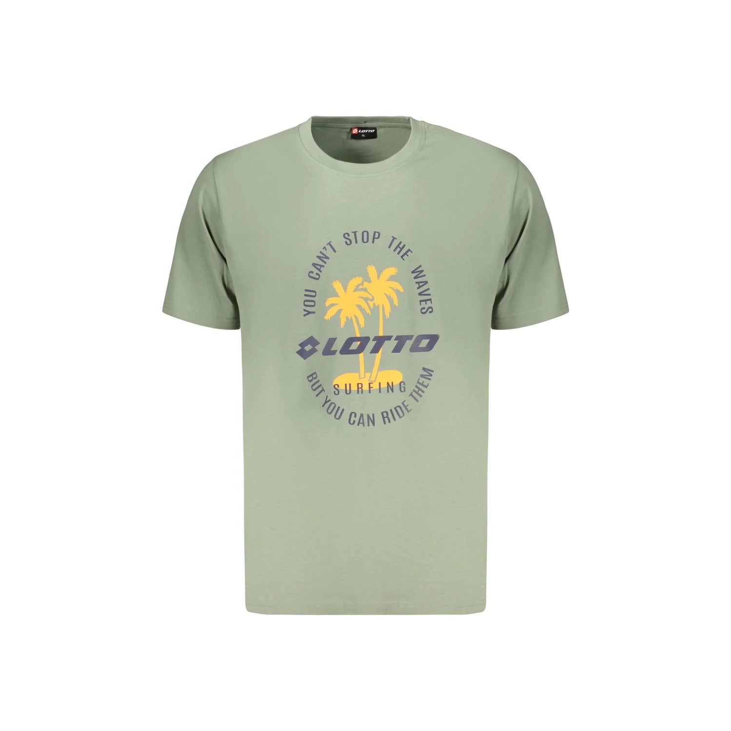 LOTTO T-SHIRT MANICHE CORTE UOMO VERDE