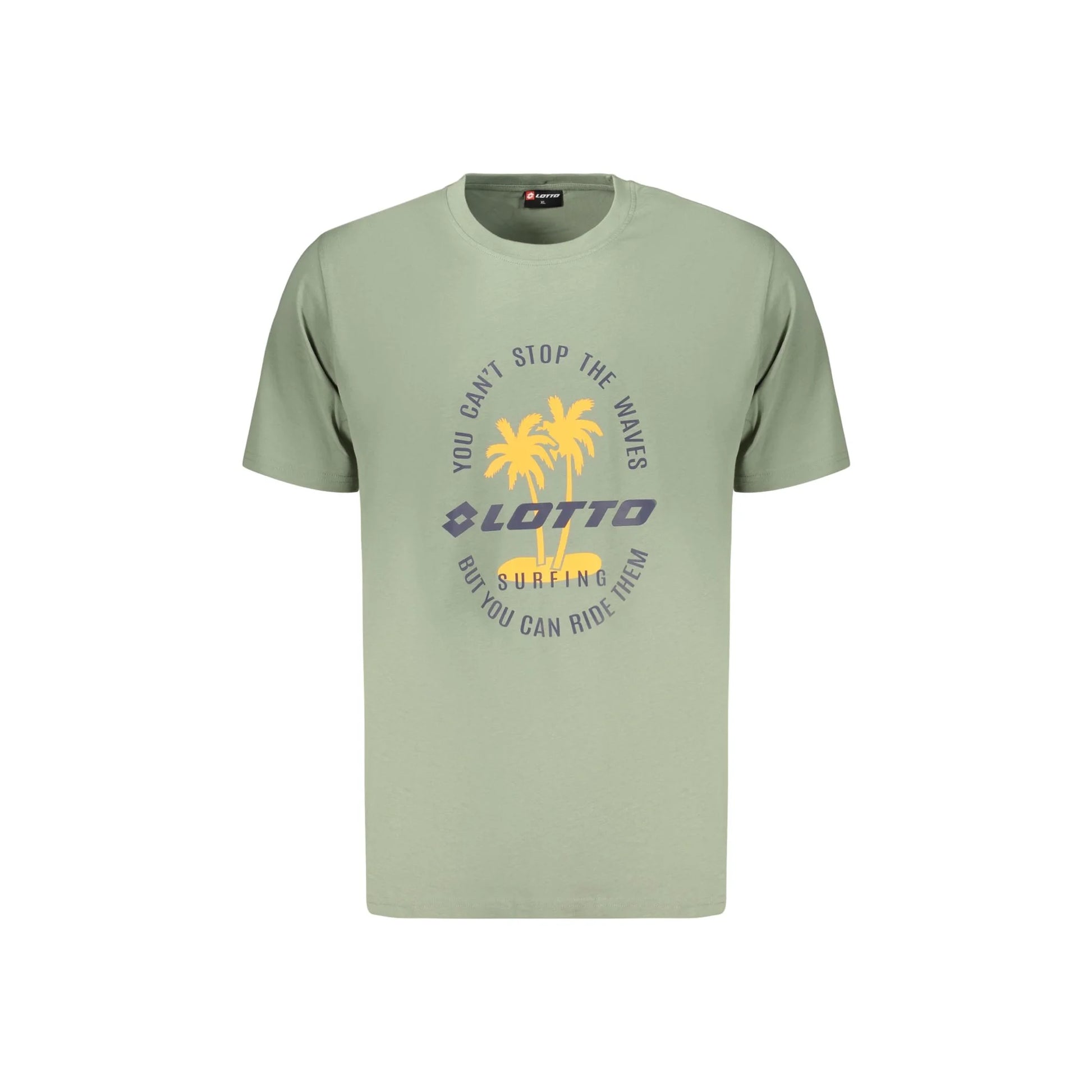 LOTTO T-SHIRT MANICHE CORTE UOMO VERDE