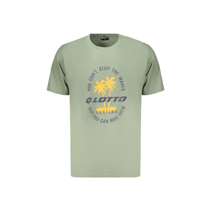 LOTTO T-SHIRT MANICHE CORTE UOMO VERDE