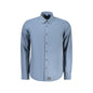 North Sails Camicia Maniche Lunghe Uomo Blu Ricamo Camicie - foto prodotto