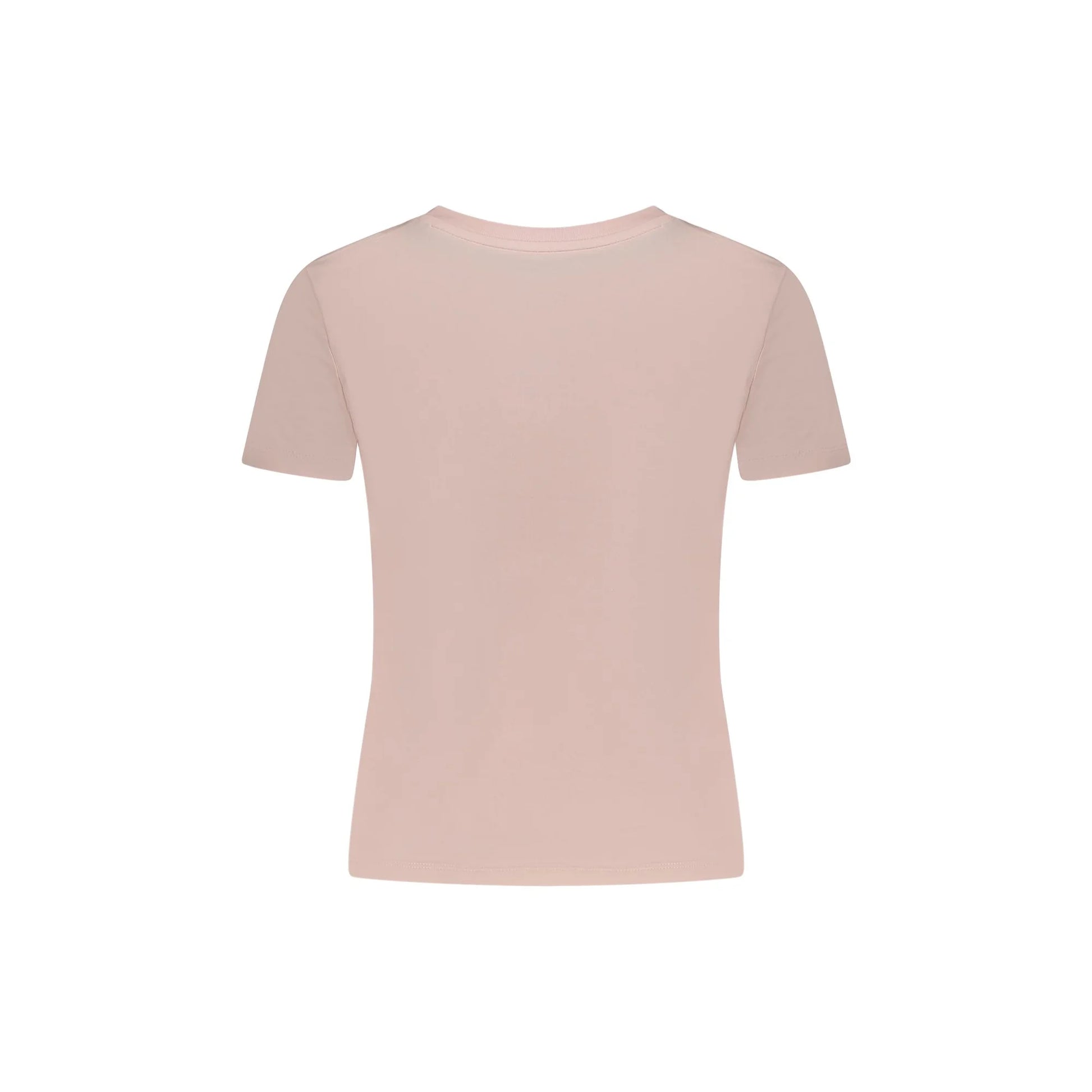 Guess Jeans T-Shirt Maniche Corte Donna Rosa Stampa Logo - vista 2
