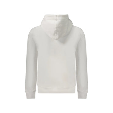 Guess Jeans Felpa Maniche Lunghe Uomo Bianca Logo Felpe bianco - vista 2