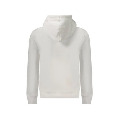 Guess Jeans Felpa Maniche Lunghe Uomo Bianca Logo Felpe bianco - vista 2