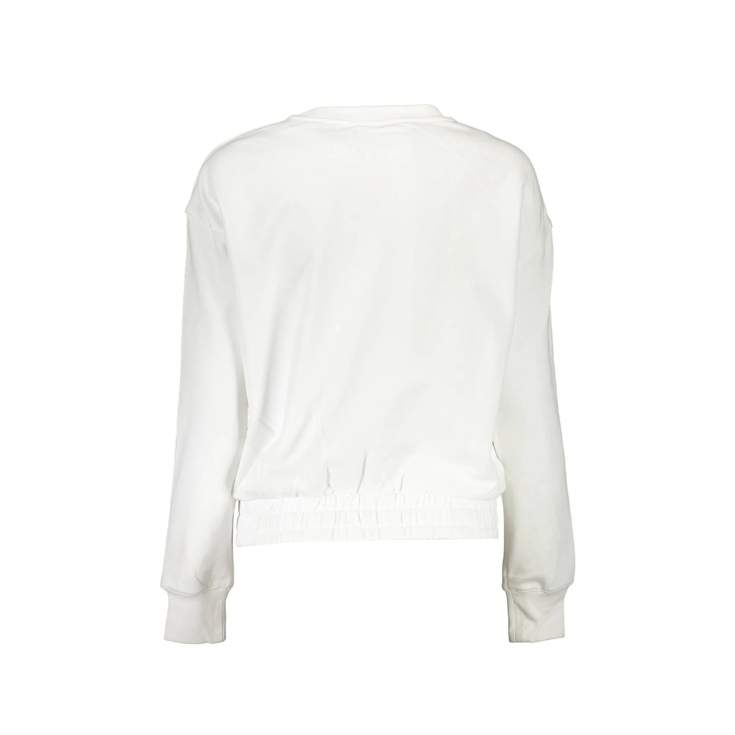 Calvin Klein Felpa Maniche Lunghe Donna Bianca Ricamo Felpe bianco - vista 2