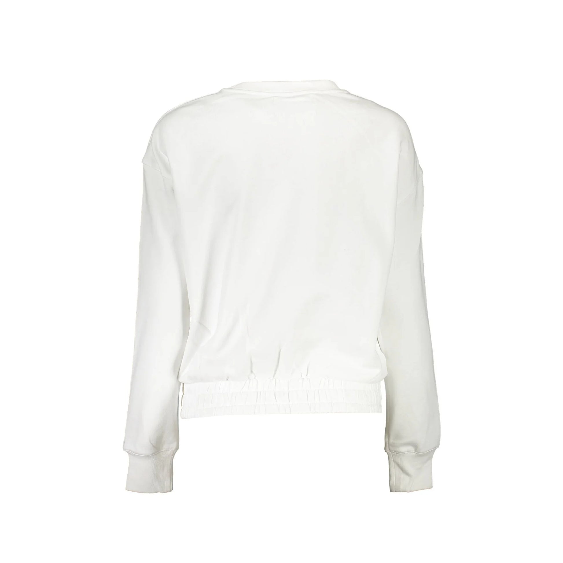 Calvin Klein Felpa Maniche Lunghe Donna Bianca Ricamo Felpe bianco - vista 2