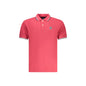 North Sails Polo Uomo Maniche Corte Dettagli Contrasto Logo Rosso - foto prodotto