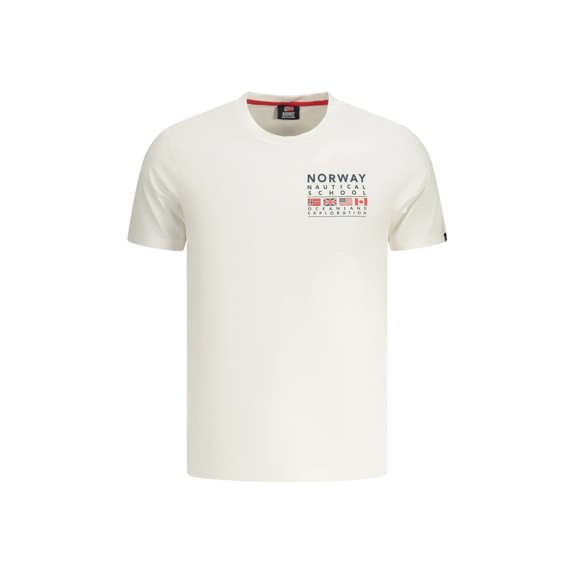NORWAY 1963 T-SHIRT MANICHE CORTE UOMO BIANCO
