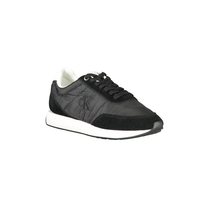 CALVIN KLEIN Sneakers Donna Nere con Lacci e Dettagli in Bianco nero - vista 2