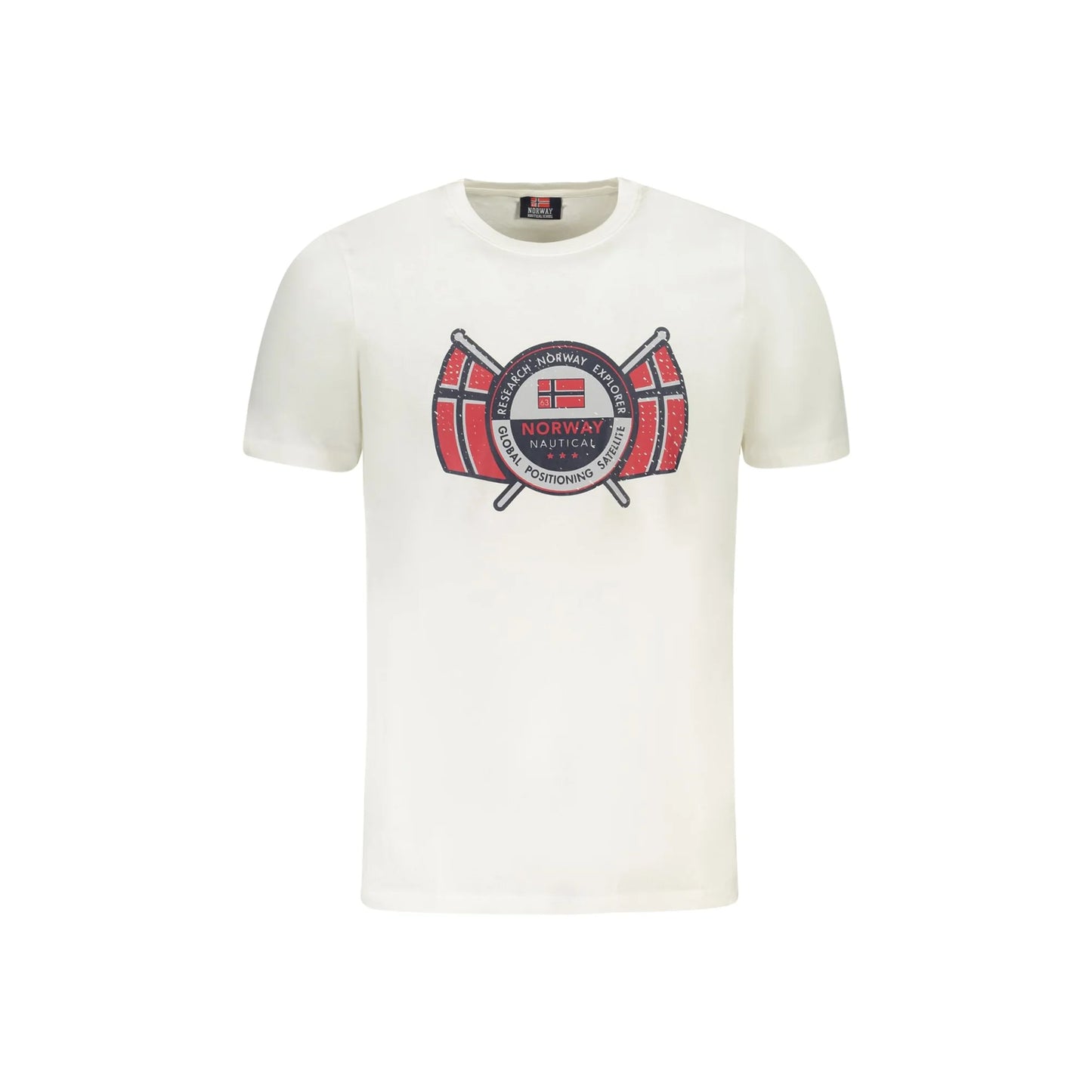 Norway 1963 T-Shirt Maniche Corte Uomo Bianca Stampa Bianco - foto prodotto