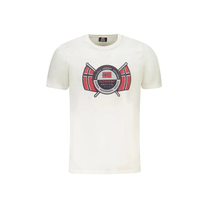 Norway 1963 T-Shirt Maniche Corte Uomo Bianca Stampa Bianco - foto prodotto