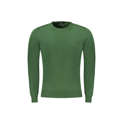 Cavalli Class Maglia Uomo Verde Girocollo con Logo Maglie - foto prodotto