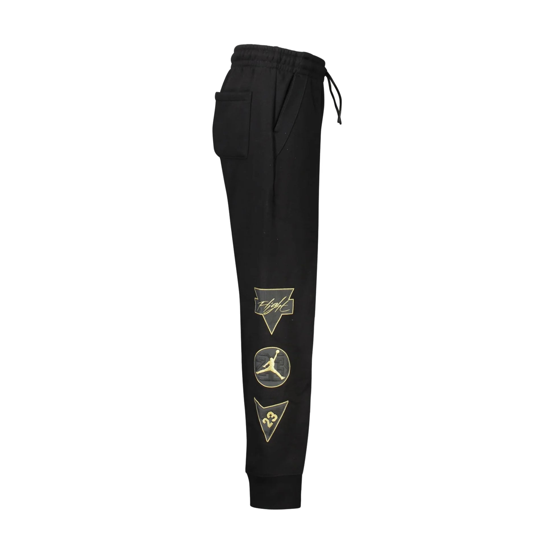 Jordan Pantaloni Tuta Lungo Uomo Nero Ricamo - vista 3