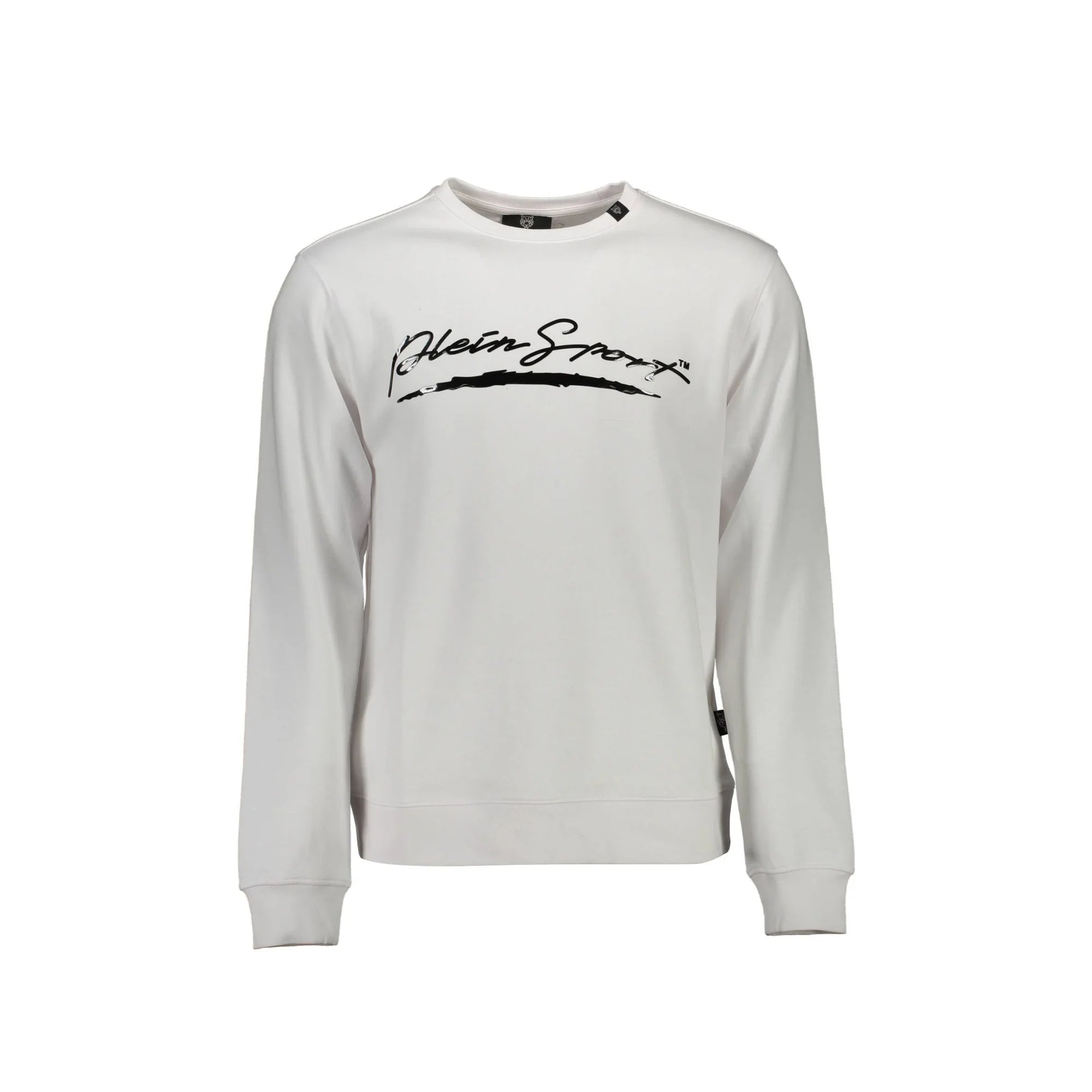 PLEIN SPORT FELPA SENZA ZIP UOMO BIANCO