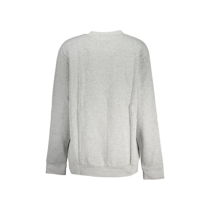 Cavalli Class Felpa Donna Grigia Girocollo con Logo Felpe grigio - vista 2