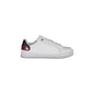 TOMMY HILFIGER Scarpe Donna Bianche con Lacci e Logo Iconico Sneakers Bianco - foto prodotto