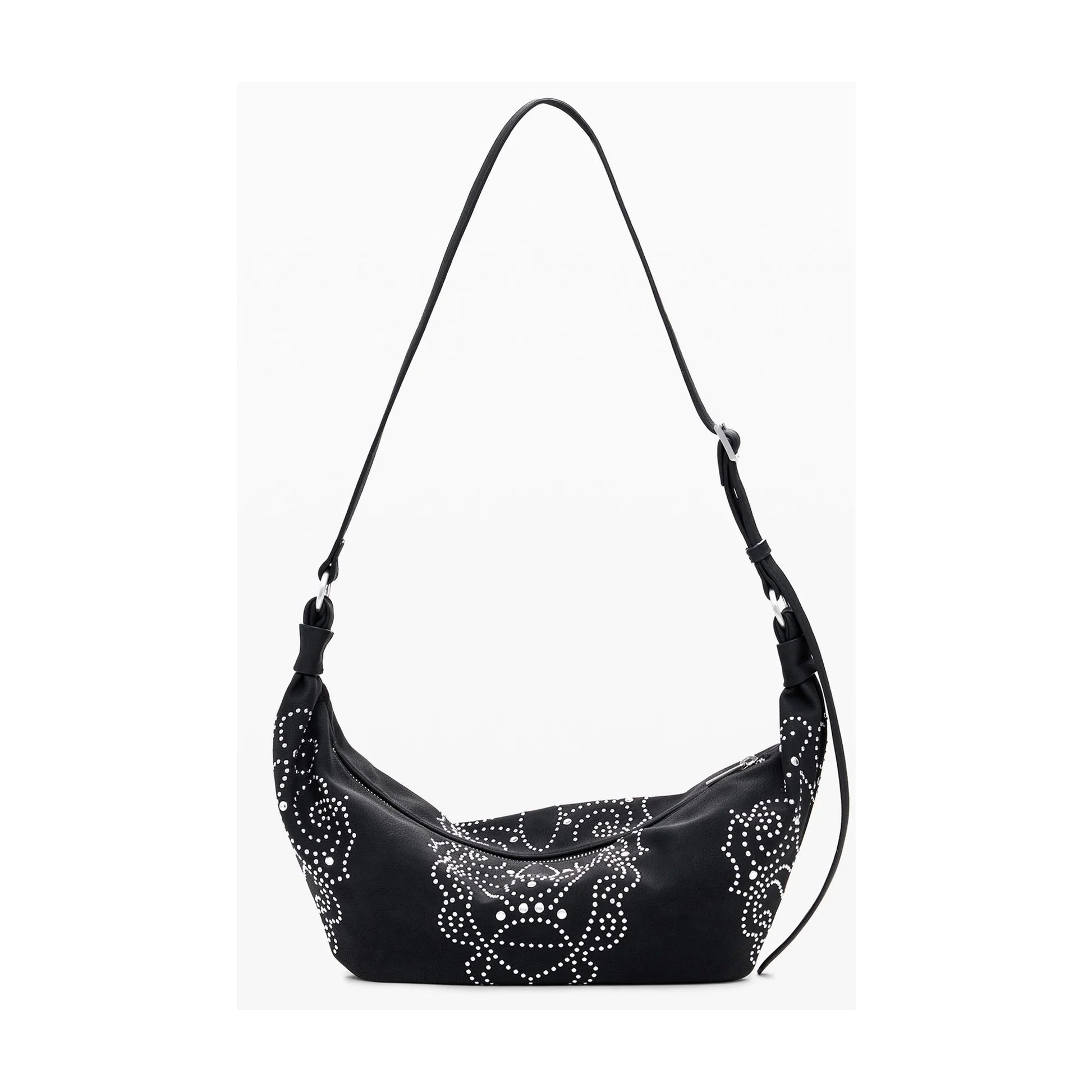 DESIGUAL Borsa Donna a Spalla Nera, Poker Face Munster Borse nero - vista 3