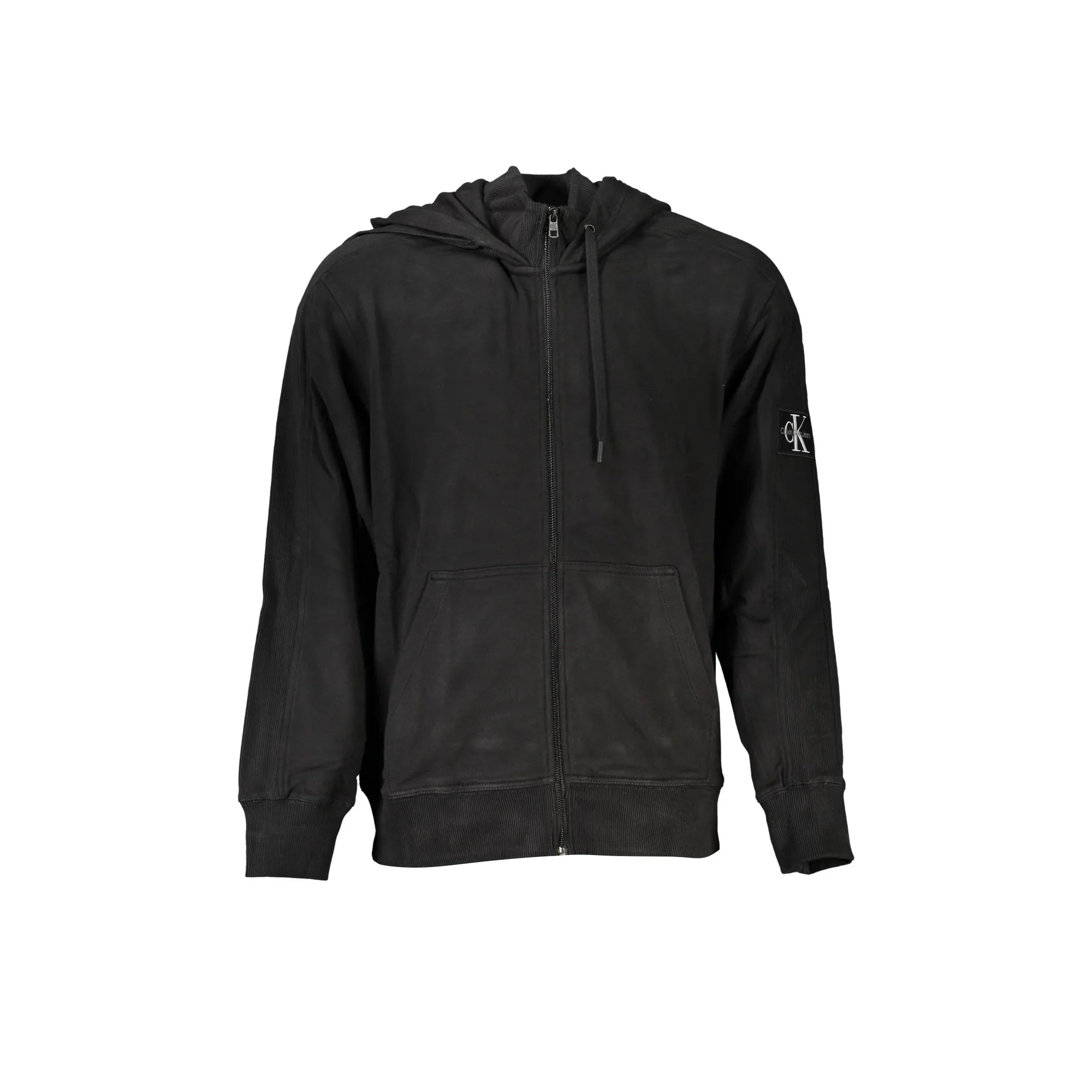 CALVIN KLEIN FELPA CON ZIP UOMO NERO