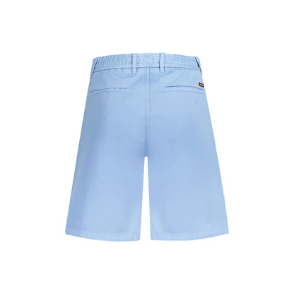 Boss Short Uomo Azzurro Tapered Fit Pantaloni - vista 2