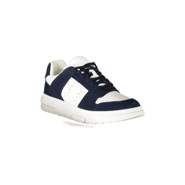 TOMMY HILFIGER Scarpe Sneakers Uomo Blu con Dettagli a Contrasto - vista 2