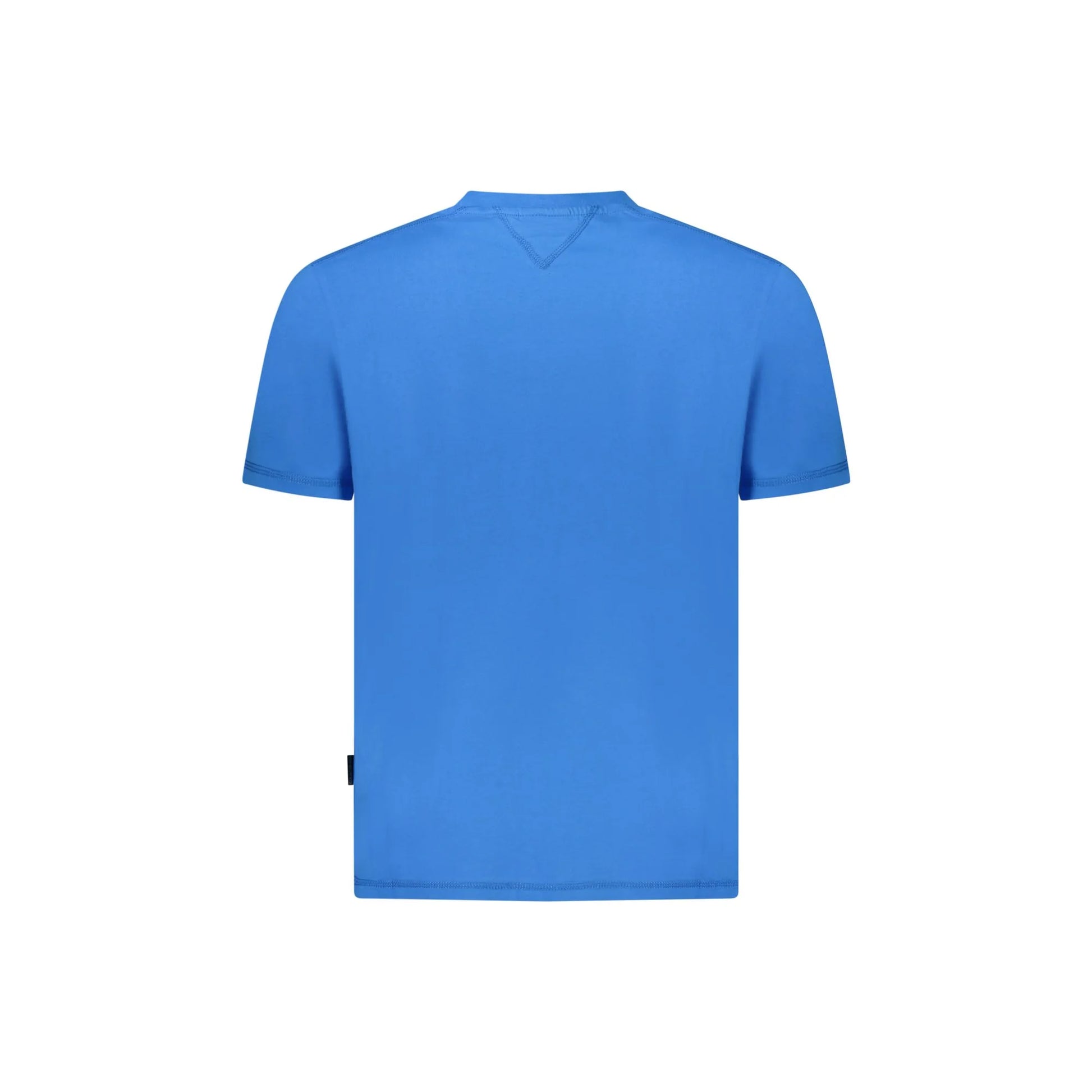 Napapijri T-Shirt Maniche Corte Uomo Blu Stampa Logo - vista 2