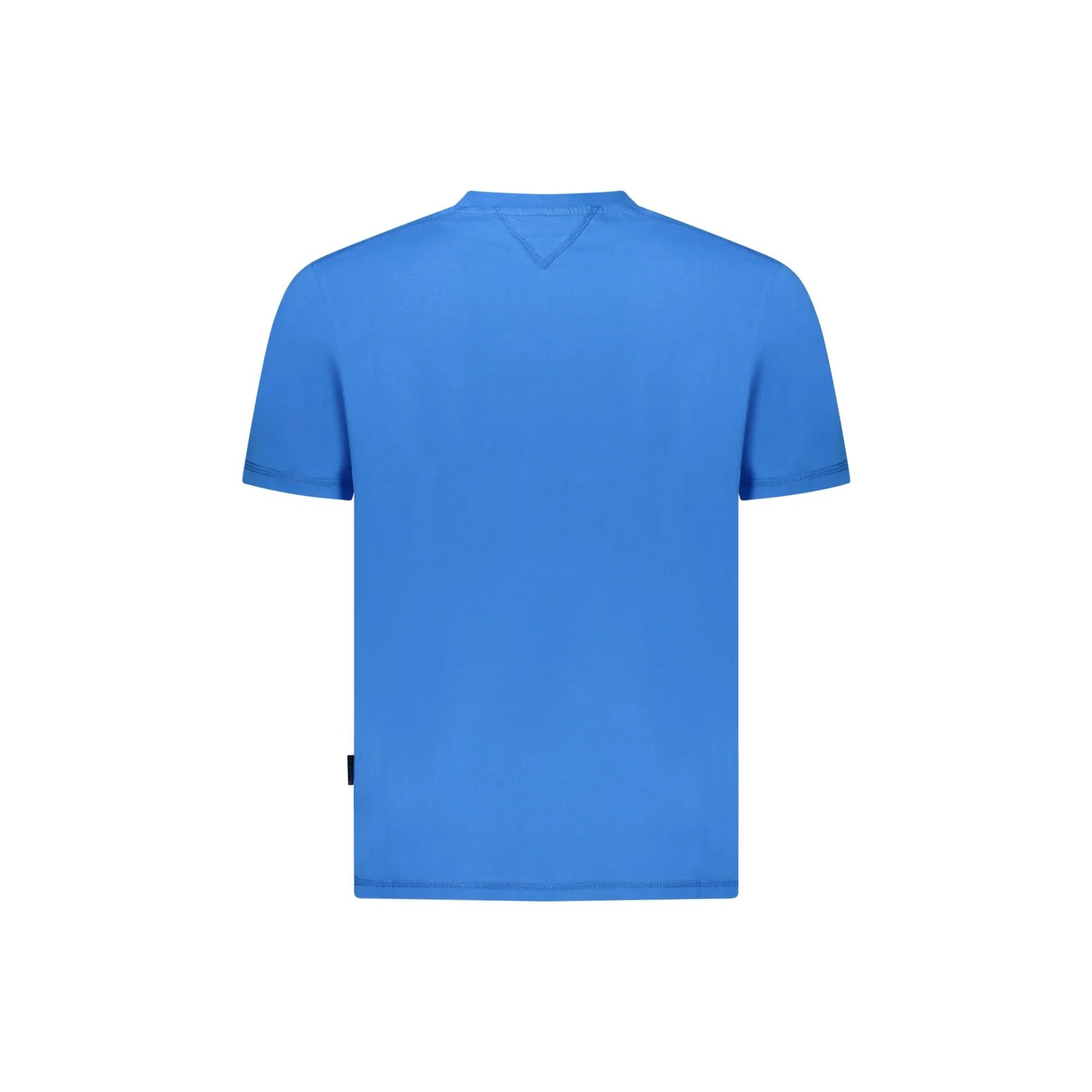 Napapijri T-Shirt Maniche Corte Uomo Blu Stampa Logo - vista 2