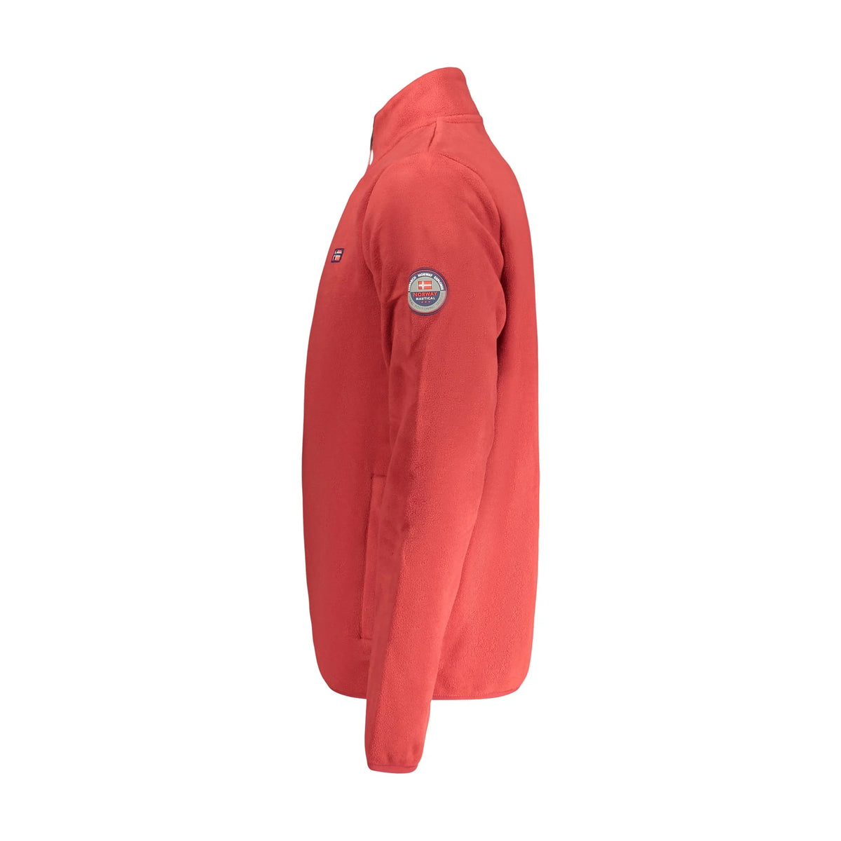 NORWAY 1963 FELPA CON ZIP UOMO ROSSO