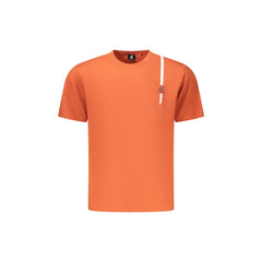 U.S. Grand Camiseta de Manga Corta Hombre Naranja Estampado