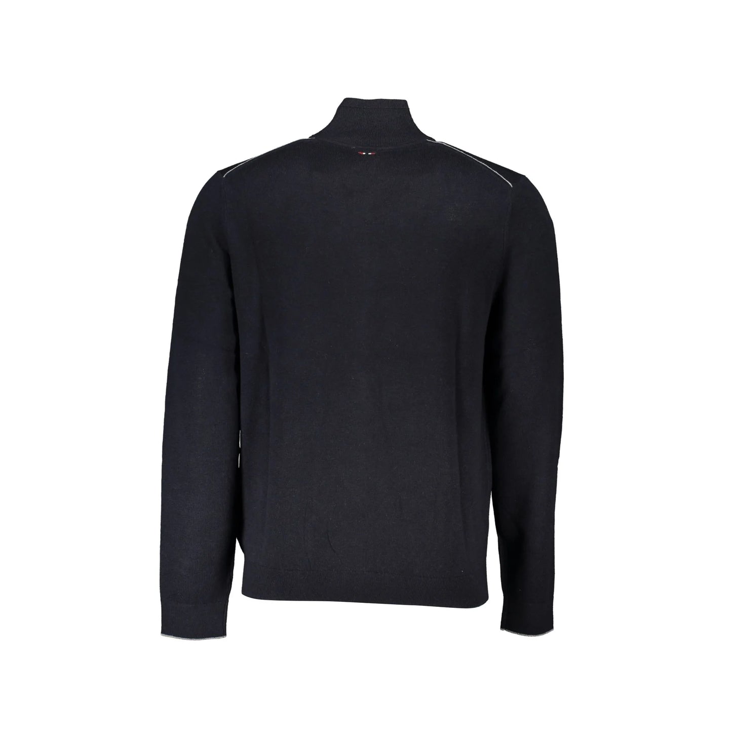 Napapijri Cardigan Uomo Nero con Zip Maniche Lunghe Maglie - vista 2