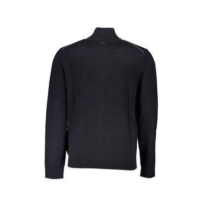 Napapijri Cardigan Uomo Nero con Zip Maniche Lunghe Maglie - vista 2