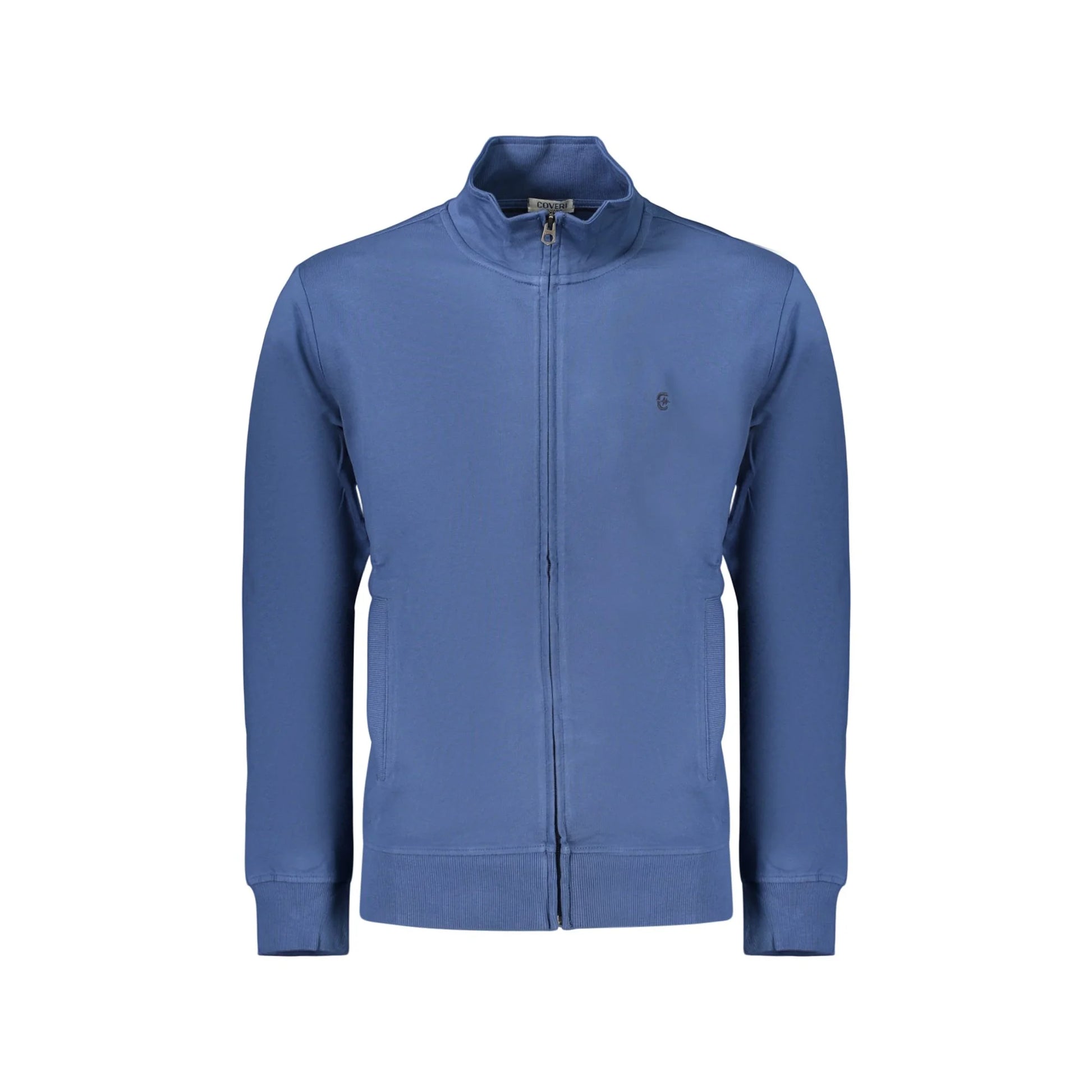 COVERI MOVING FELPA CON ZIP UOMO BLU