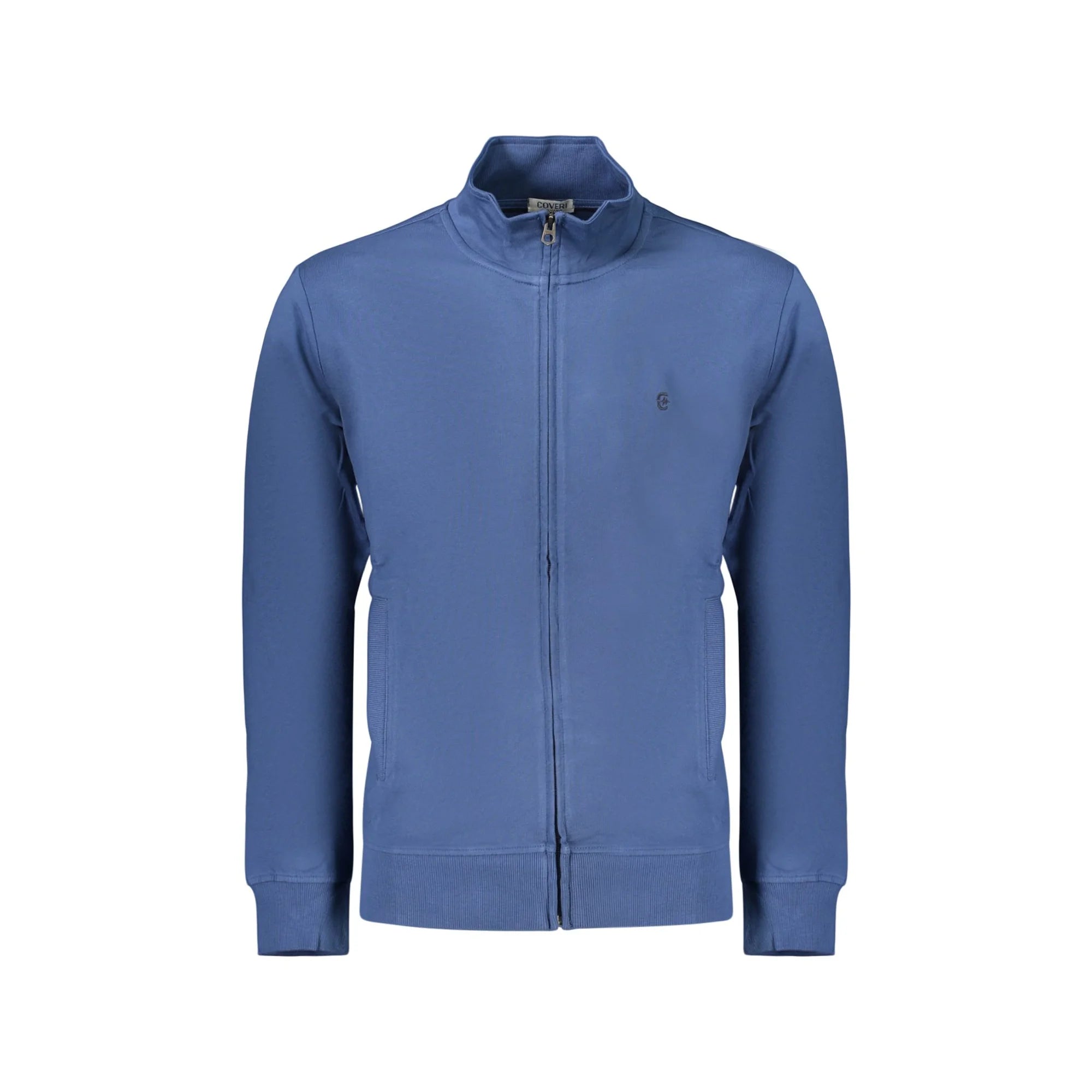 COVERI MOVING FELPA CON ZIP UOMO BLU
